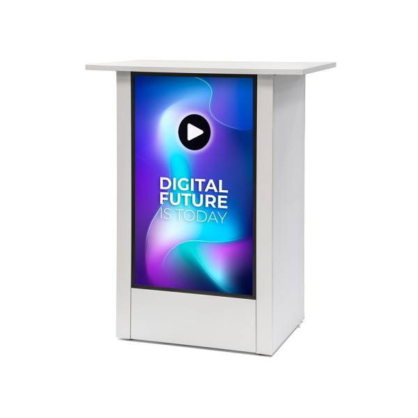 Digitální promostolek Futuro 32" Vertikální Pouze Housing, biely