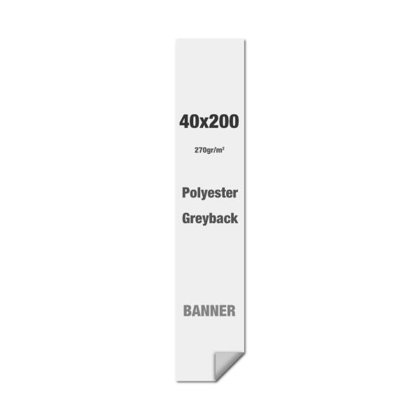 Polyester Greyback 270 g/m2 40 x 200 cm Bez PVC